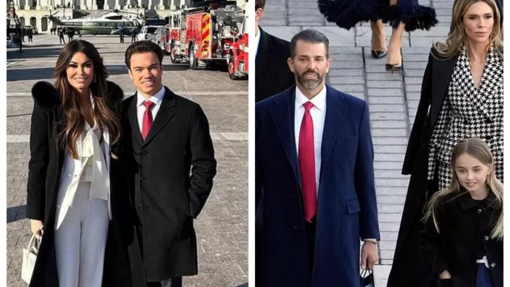 Kimberly Guilfoyle attends inauguration event, Donald Trump Jr's new girlfriend Bettina Anderson joins Liberty Ball