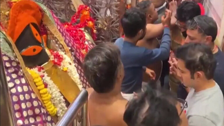 Watch: India coach Gambhir visits Kalighat temple in Kolkata