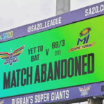 SA20: MI Cape Town playoffs hopes strengthen after washout