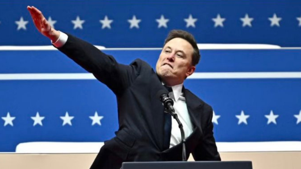 Elon Musk defends hand gesture by sharing snaps of leaders and celebrities in similar poses