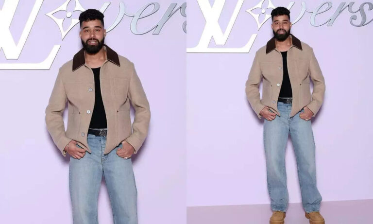 AP Dhillon attends Louis Vuitton show in Paris