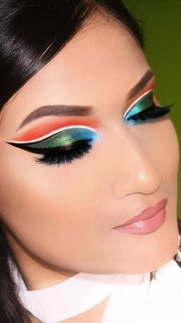 How to ace the perfect tri-colour makeup