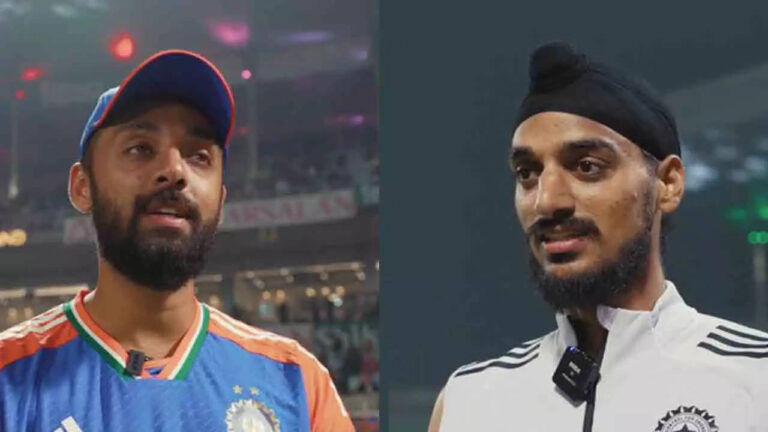 Watch: Varun, Arshdeep compliment each other for India's win