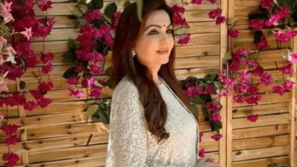 Nita Ambani stuns in elegant cream kurta set