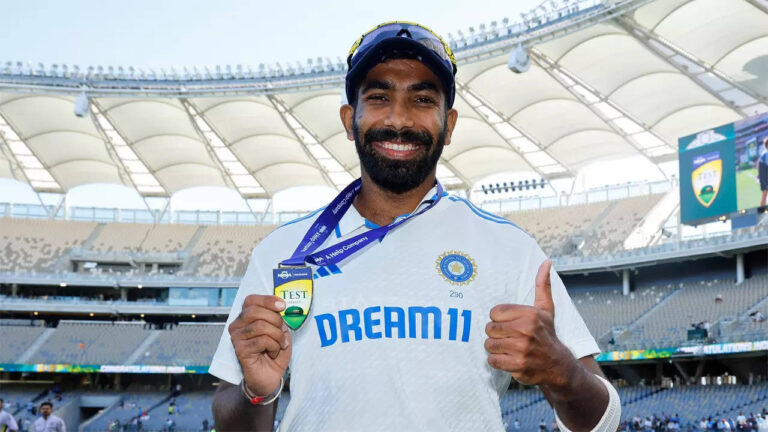 Bumrah headlines three Indians in ICC Test Team of the Year