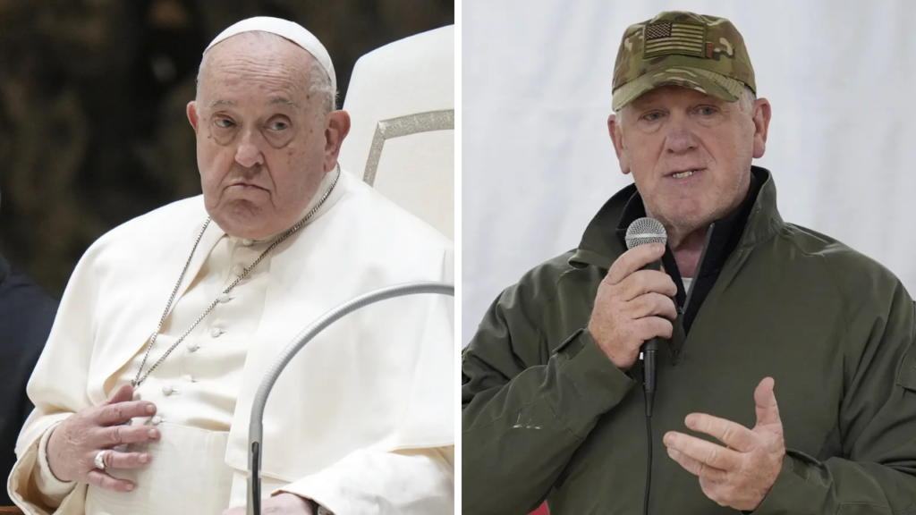 Stick to the Catholic Church: Trump's border czar warns the Pope