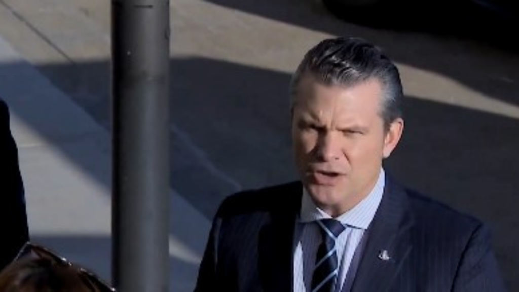 Pete Hegseth confirms DEI will be removed from military as he arrives for first day on his new job