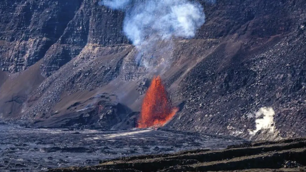 Hawaii's Kilauea volcano is spewing lava once again