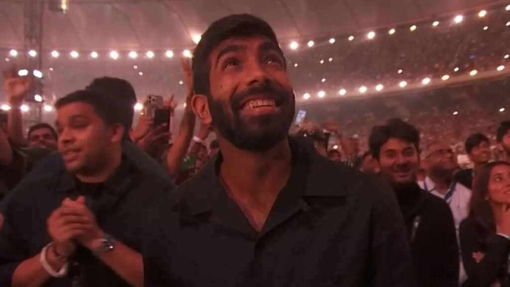 Bumrah's memorable backstage moments with Coldplay. Watch