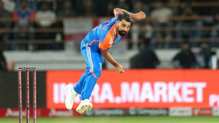 Shami's return after 14 months: No wickets, a no-ball