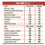 VAT shock in the middle of the fiscal year