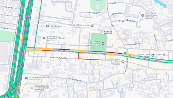 Titumir College students block road once again