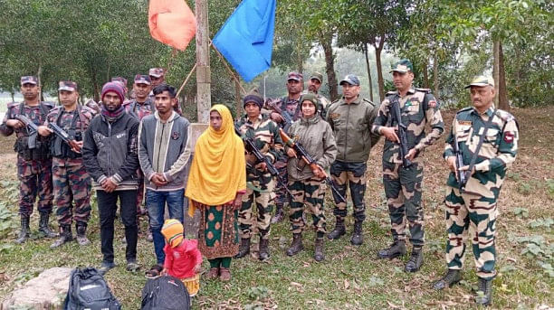 BSF pushes back four Bangladeshis along Habiganj border