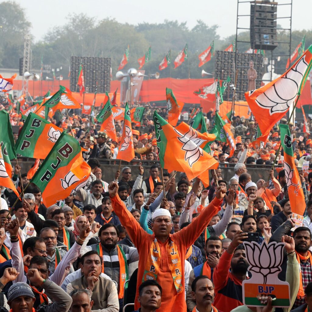 Modi’s BJP Leads in Elections in Delhi Region