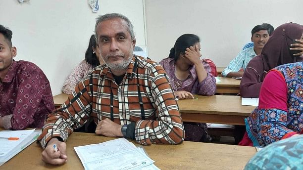 Never too late: 46-year-old man appears for JnU admission test