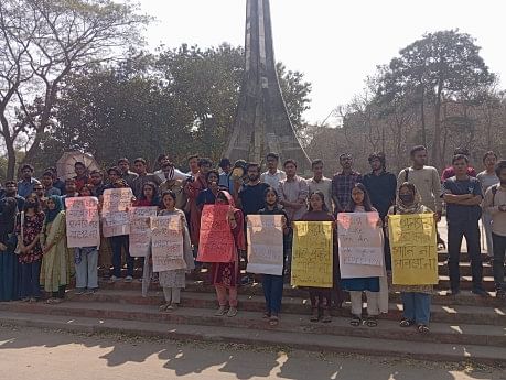 Students protest actions against female peers