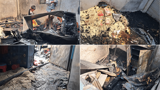 12 houses, shop burnt in Sreepur fire