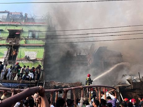 Fire in Dhaka’s Islambag brought under control