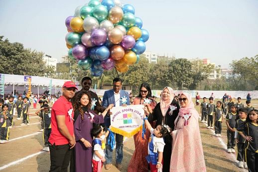 Scholastica holds annual sports at junior Uttara campus