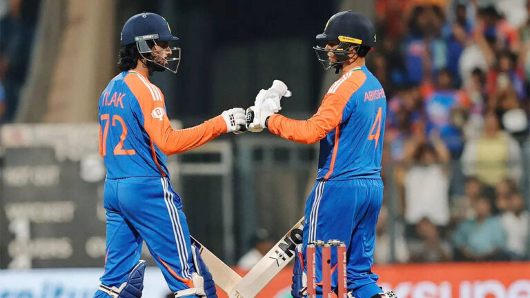 India register their highest Powerplay total in T20Is