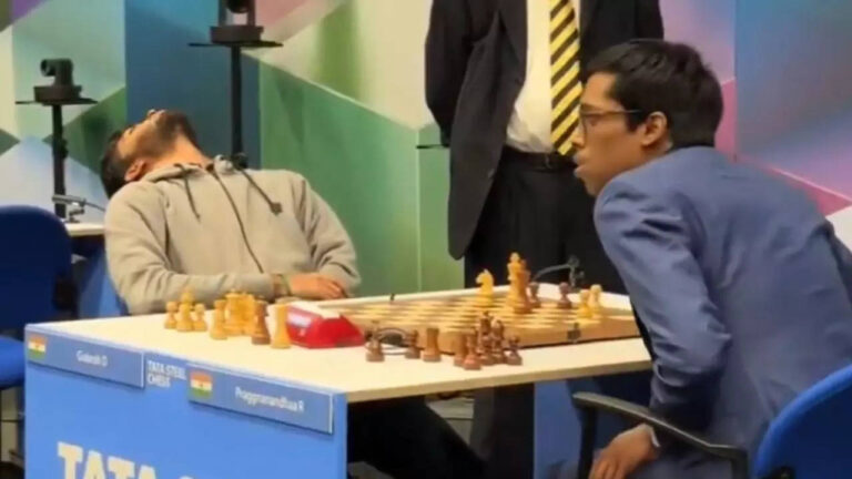 Watch: Gukesh devastated after losing Masters title to Pragg