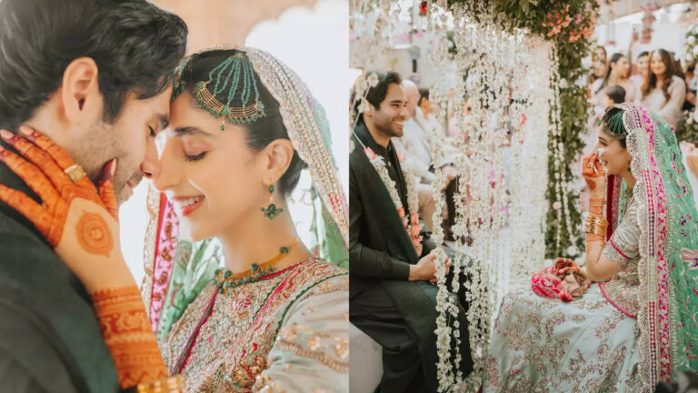 Stylish wedding pics of Pakistani actress Mawra Hocane