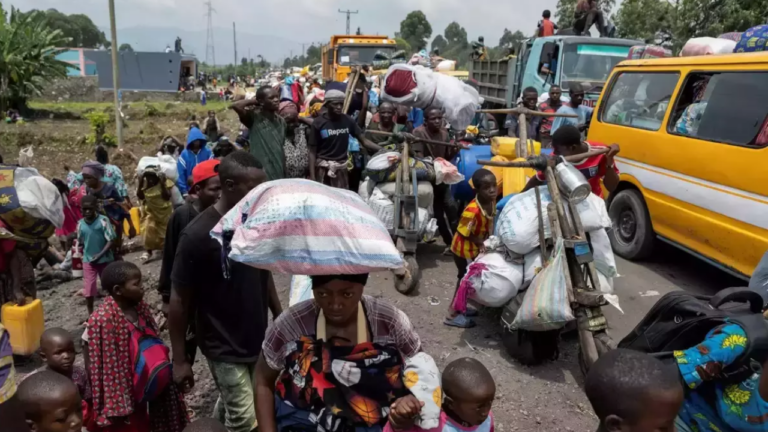 M23 calls public meeting in captured DRC city as fighters advance