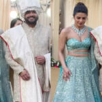 Priyanka stuns in aqua blue lehenga at brother's wedding