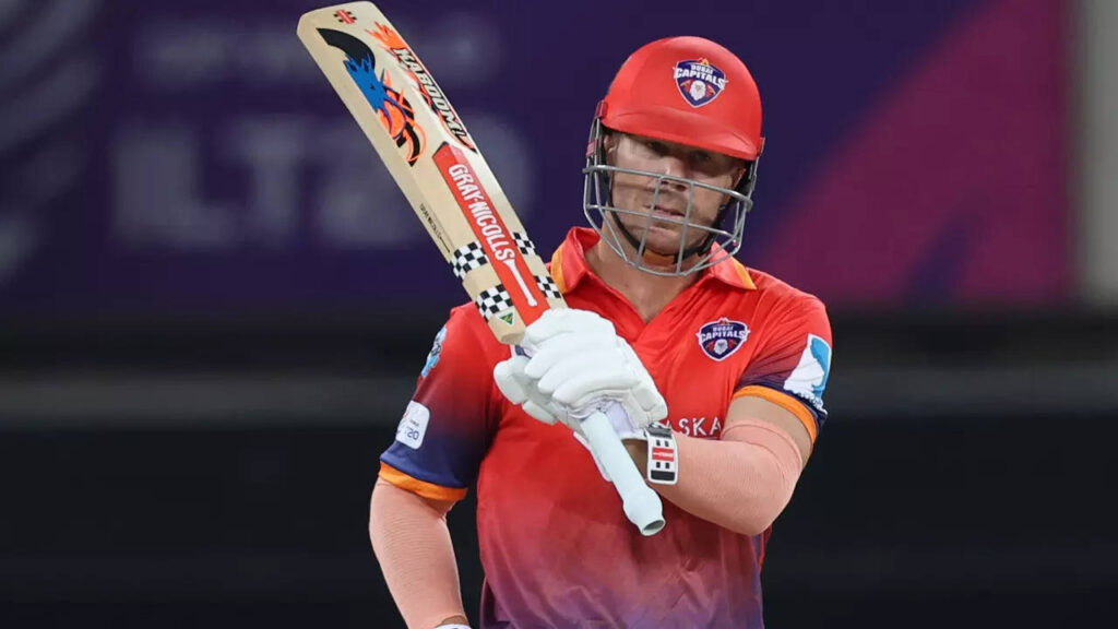 David Warner confident as Dubai Capitals eye ILT20 glory