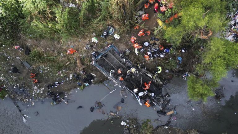 At least 51 dead after Guatemala bus plunges into ravine