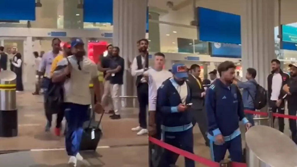 Team India lands in Dubai for Champions Trophy