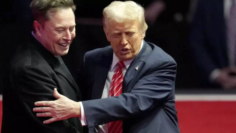 Trump says media cannot drive wedge between him, Musk