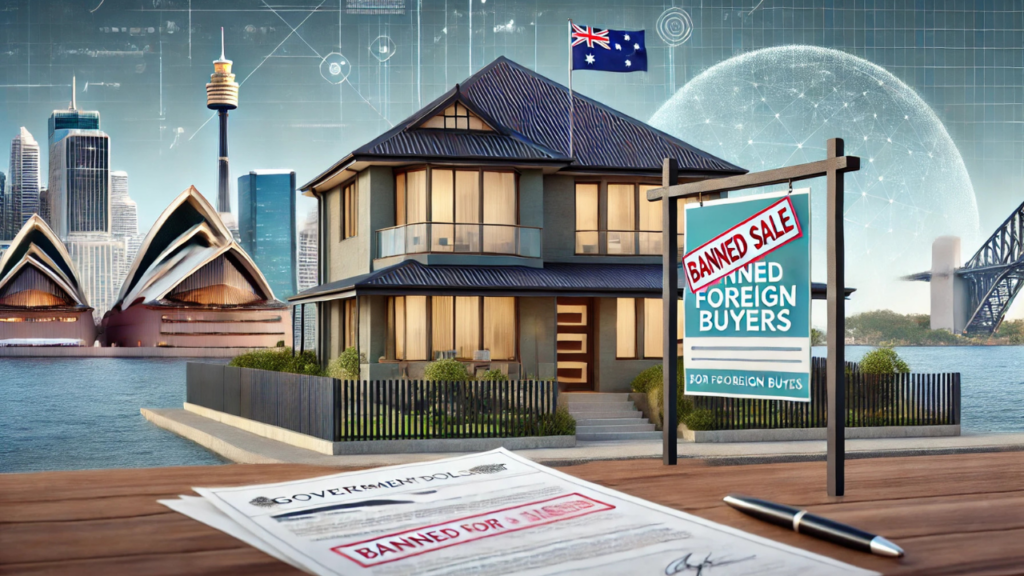 Australia to ban foreign investors from buying existing homes for two years