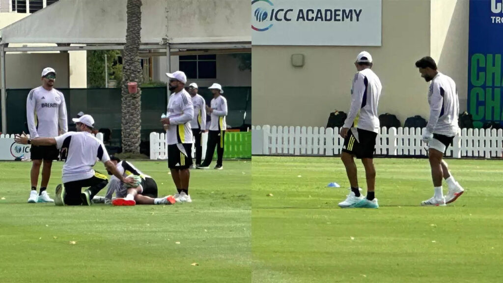 Champions Trophy: Injury scare as Rishabh Pant hit on left knee during net session