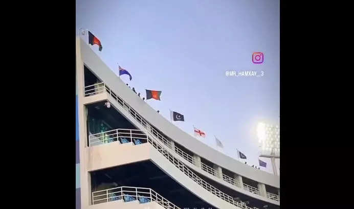 CT: Indian flag 'missing' at Karachi stadium, sparks controversy