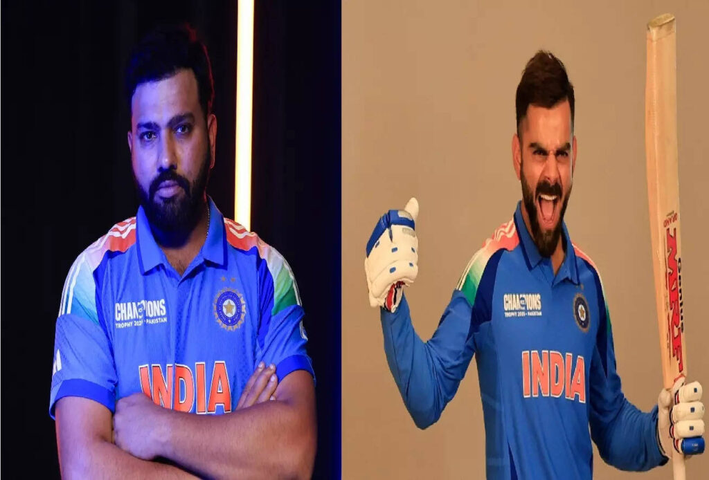 Team India stars unveil Champions Trophy jersey in Dubai - See Pics