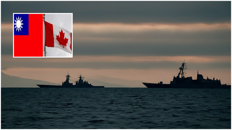 Canadian warship passing through Taiwan Strait irks China