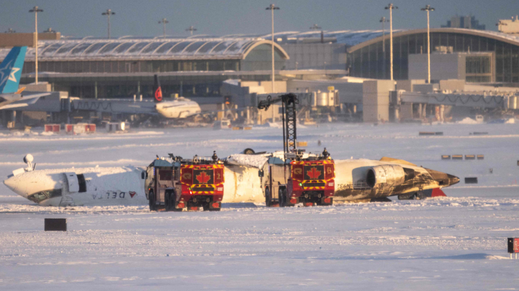 'Aircraft is upside down and burning': How Delta plane crash unfolded