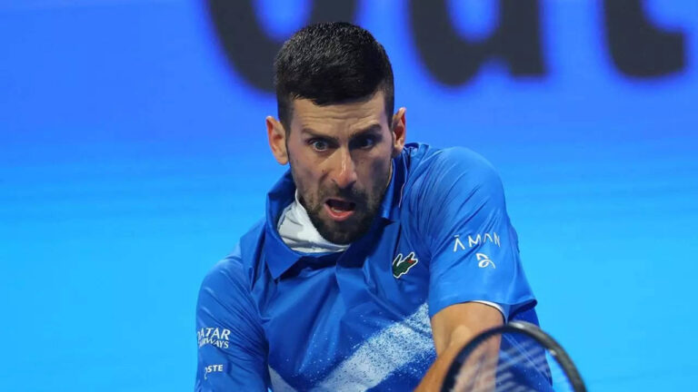 Djokovic's return to court sees early exit from Qatar Open