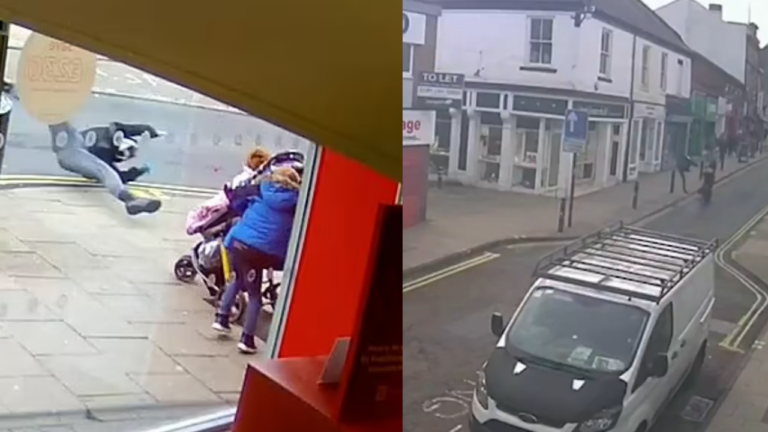 Watch: CCTV footage captures 'instant karma' as drug-fuelled thief crashes stolen bike in high-speed chase