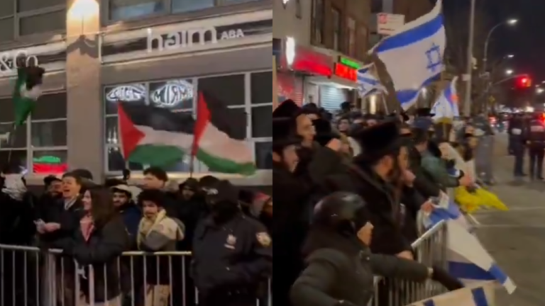 NYC protest turns violent as anti-Israel protesters chant 'Zionists go to hell' amid clashes