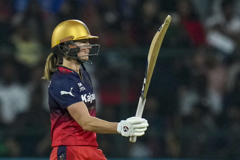 WPL: Ellyse Perry's 81 in vain as MI beat RCB by four wickets