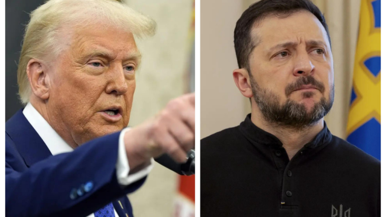 Donald Trump says Zelenskyy should not be at meetings with Russia as 'he has no cards'