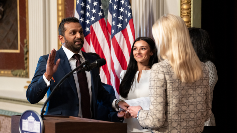 Kash Patel's girlfriend Alexis Wilkins' three words for the new FBI director: 'I'm gonna cry'