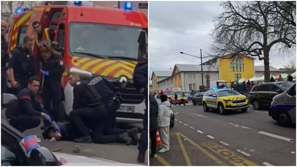 One dead, two officers injured in 'Islamist terror attack' in France's Mulhouse