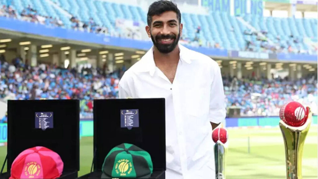 Bumrah presented ICC awards in Dubai ahead of Ind-Pak game