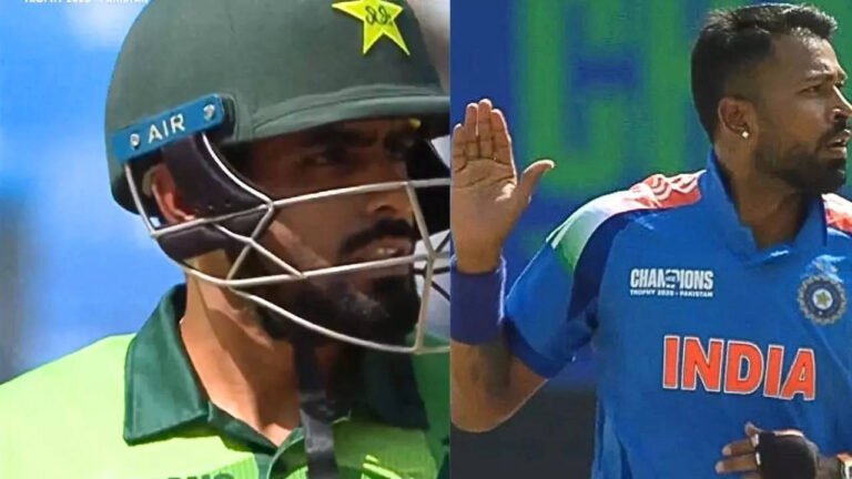 'Bye, Bye': Pandya's fiery send-off to Babar Azam - Watch