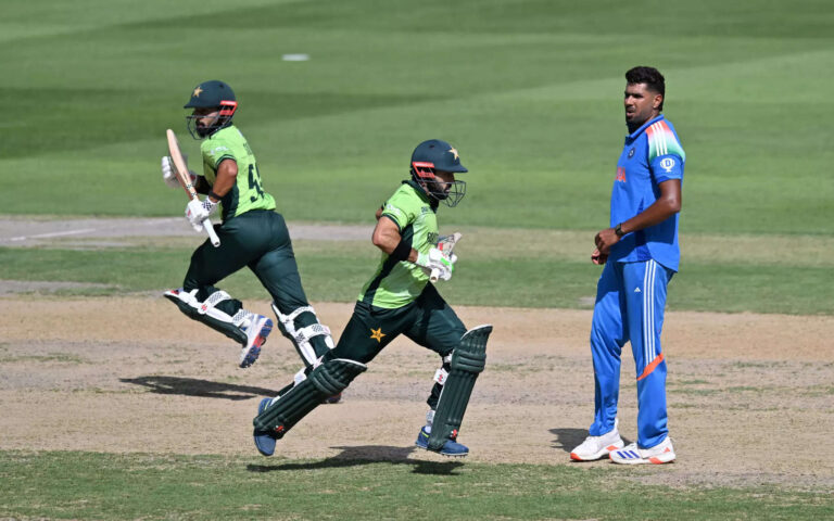 Shakeel, Mohammad Rizwan lift Pakistan to 241 against India