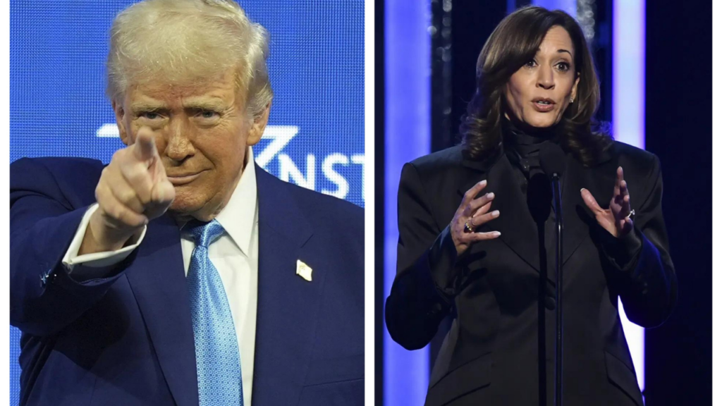 Donald Trump and Kamala Harris remember each other. One directly, other in veiled jibe