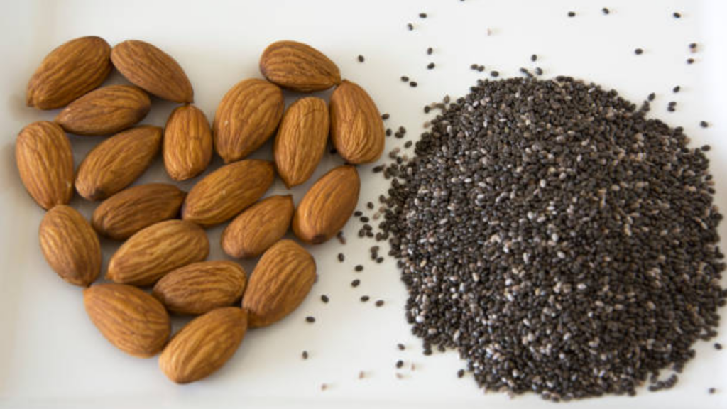 Soaked chia seeds vs soaked almonds: Which is more nutritious